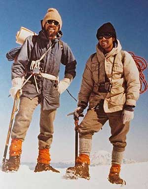 Darryl Lloyd at the top of Mt. Adams