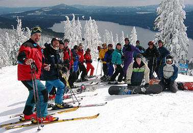 Mountain High members at Willamette Pass, Oregon, 2004.