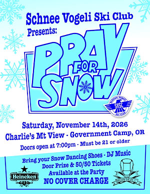 Pray for Snow flyer