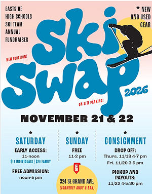 Eastside Ski Swap flyer
