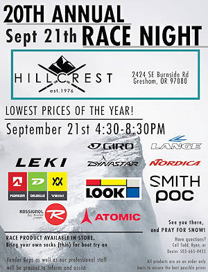 Race Night flyer