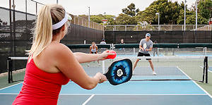 Pickleball court