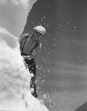 Snow carving