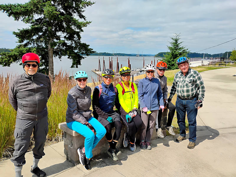 Reest stop on the dike