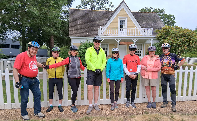 Our group at the farmhouse