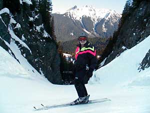 Kurt Krueger at Mt. Baker ski area, WA, Dec. 2005